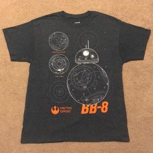 Blue Star Wars BB-8 T-Shirt